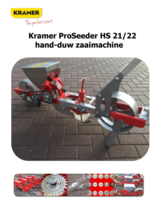 Kramer-Proseeder-hand-duw-zaaimachine